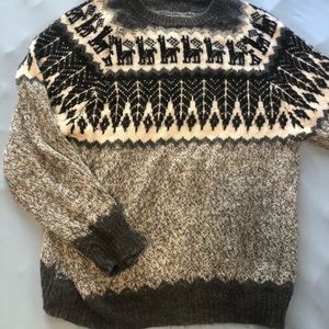 Cozy alpaca sweater, hand-woven in Peru | Women’s/junior’s unisex S/M one size